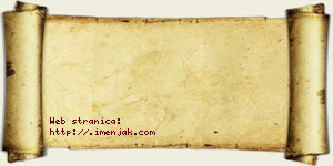 Hana Mitrović vizit kartica